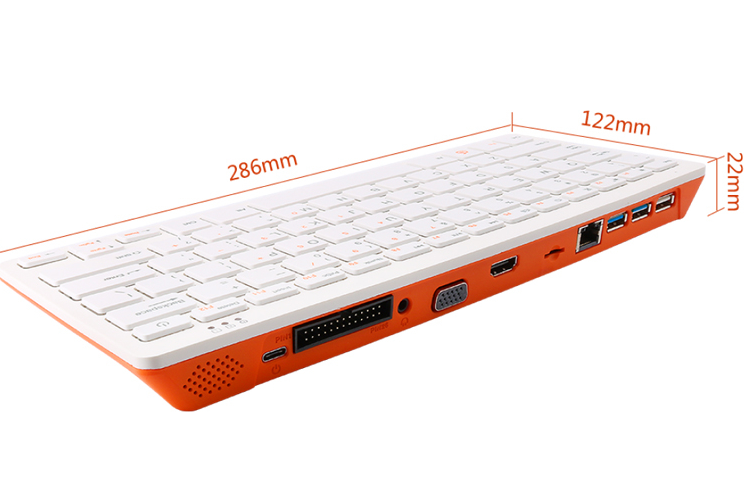 Orange Pi представила 385-граммовый компьютер-клавиатуру с 6-ядерным процессором Orange Pi представила 385-граммовый компьютер-клавиатуру с 6-ядерным процессором
