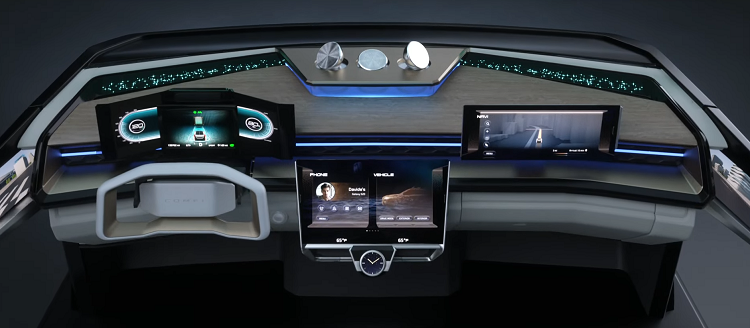 Hyundai показала на видео концепт интерьера авто будущего с умным столиком и «всплывающим» рулем Hyundai показала на видео концепт интерьера авто будущего с умным столиком и «всплывающим» рулем